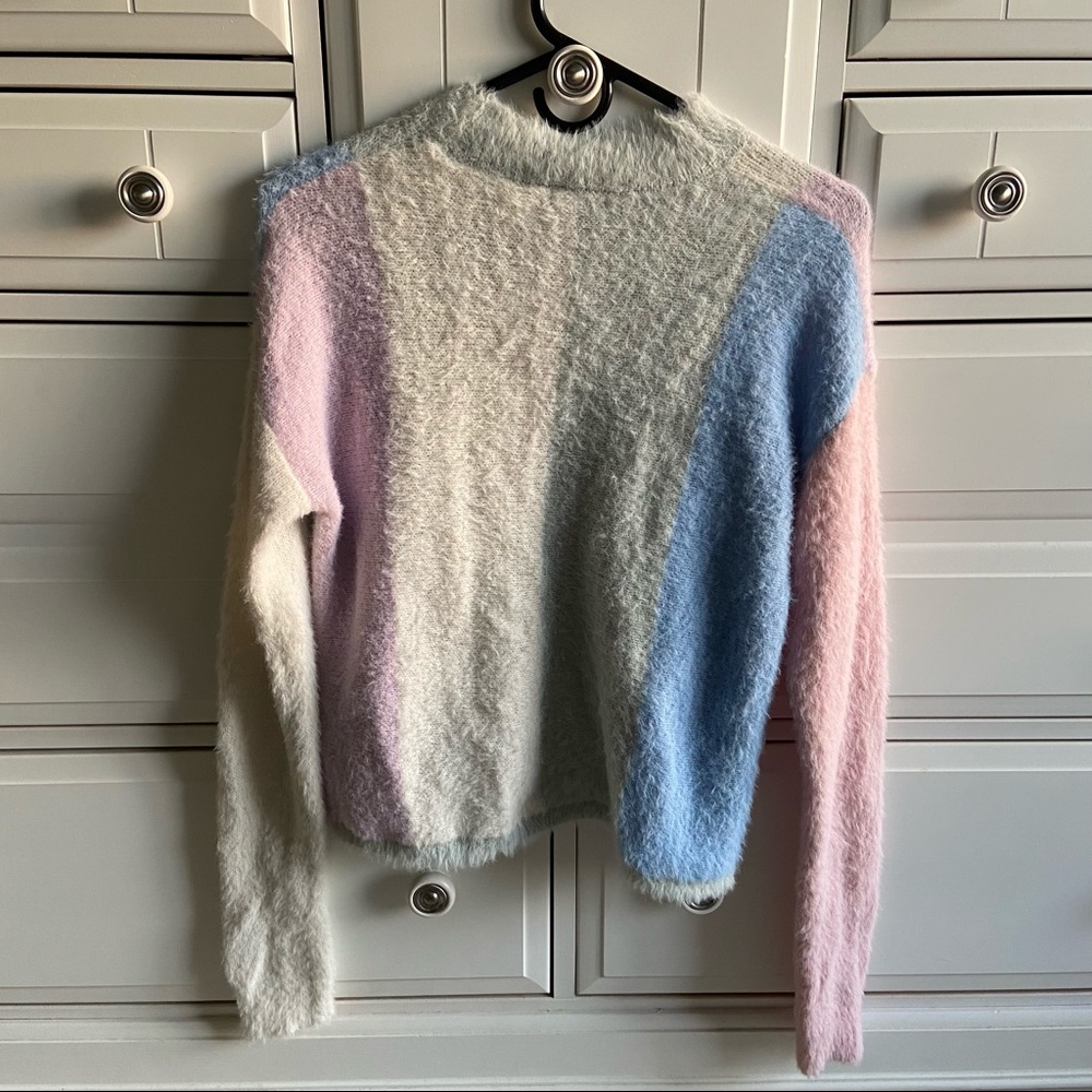 Colorblock Eyelash Sweater Wild Fable Target Size S - Picture 2 of 6